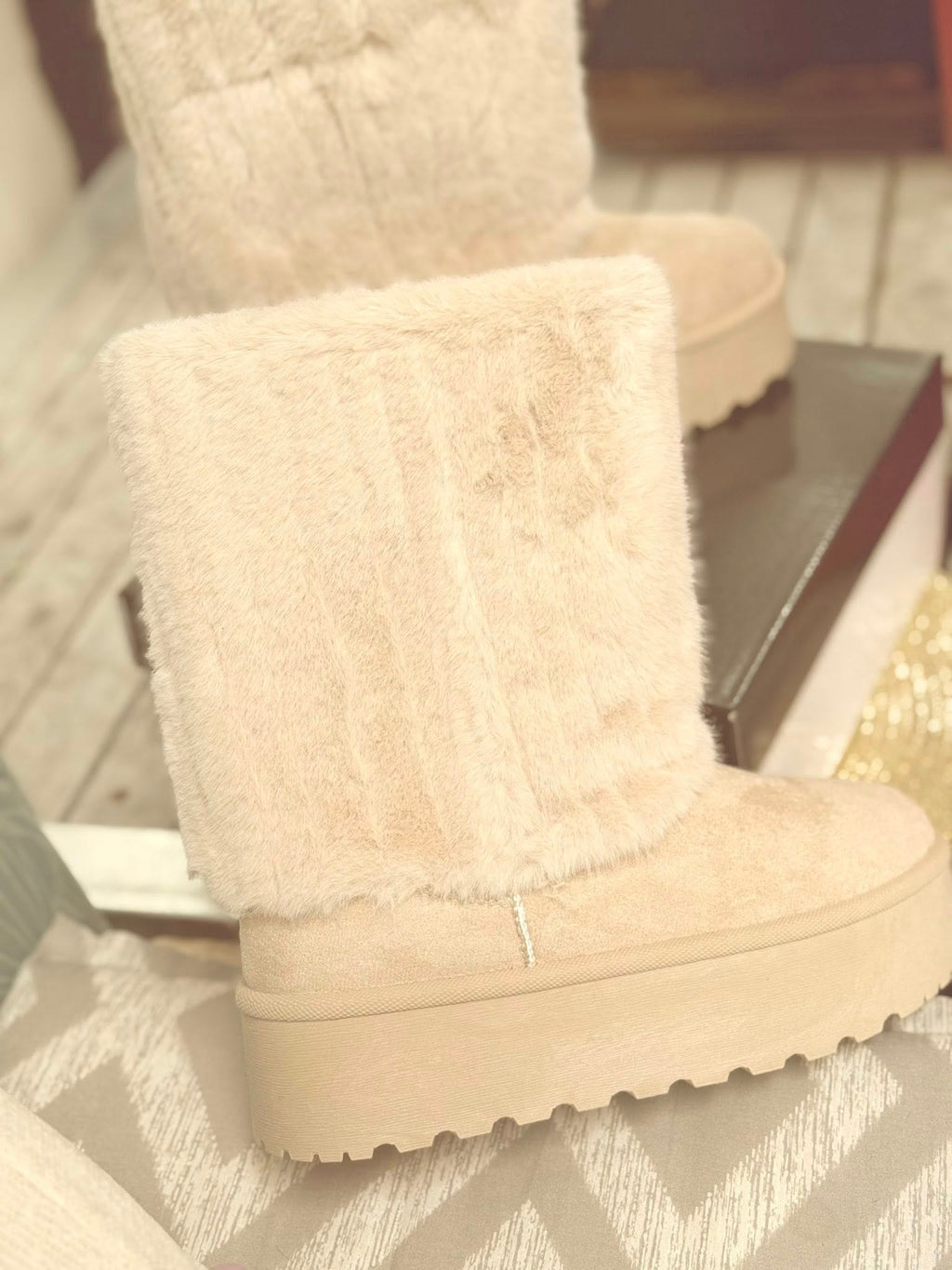 Bottes fourées hautes