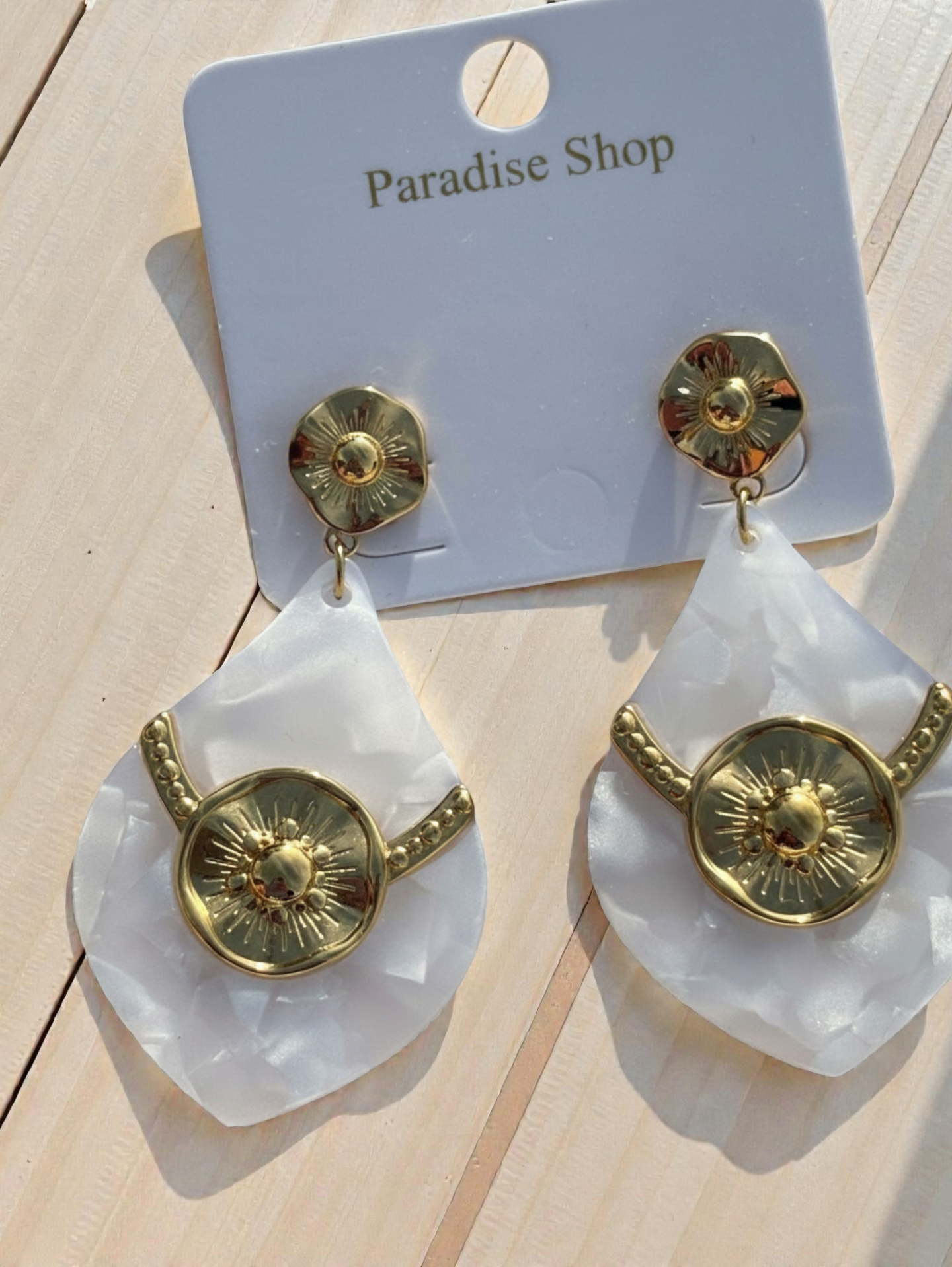 Bijoux en Acier inoxydable - Effet en Nacre