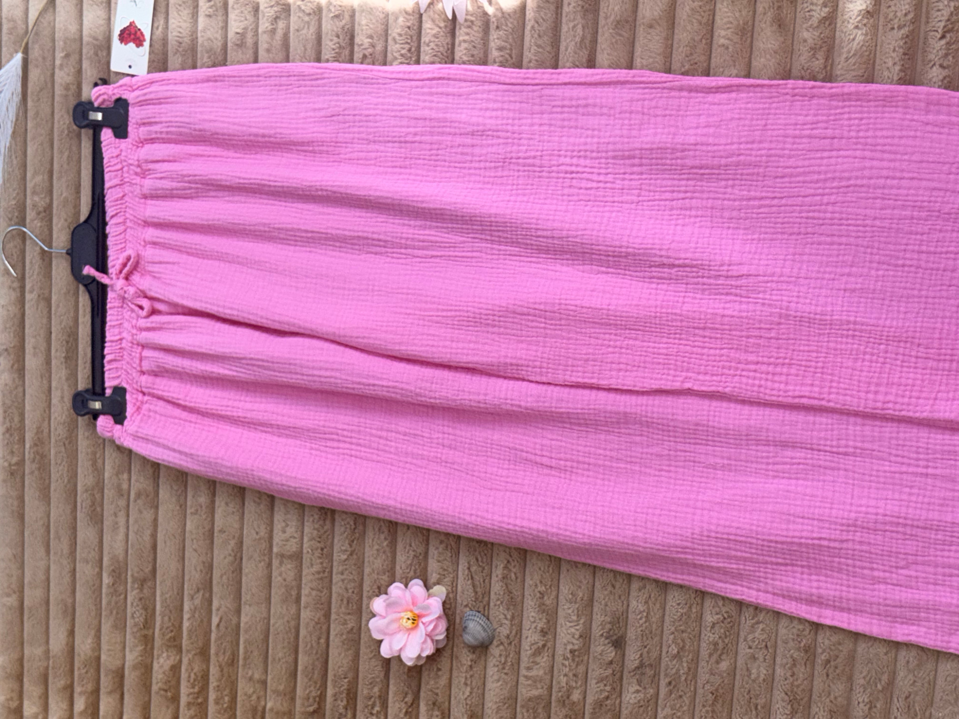 🌸 Pantalon en gaze de coton – Confort & Style 🌸