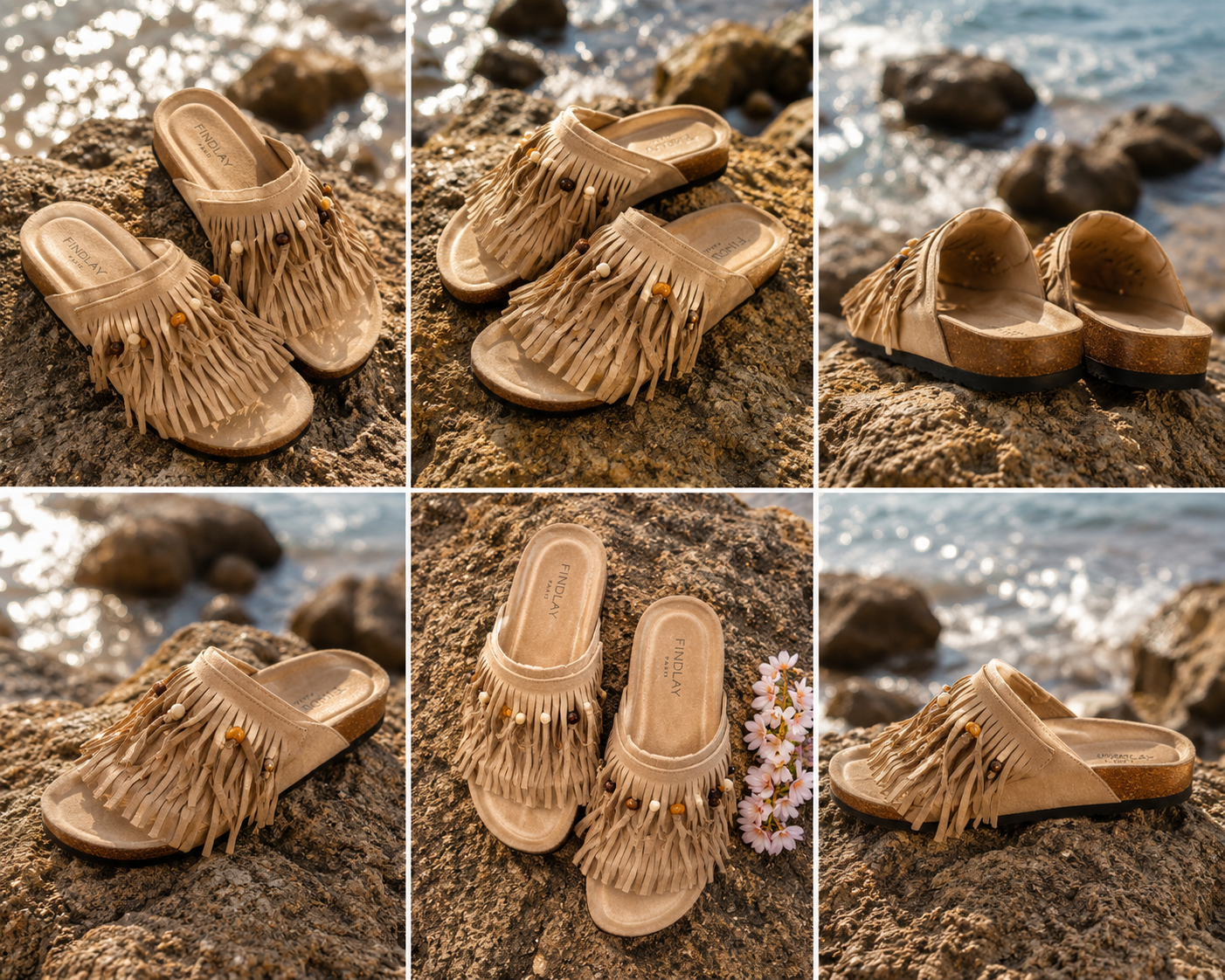 * Sandales Sunset Gold