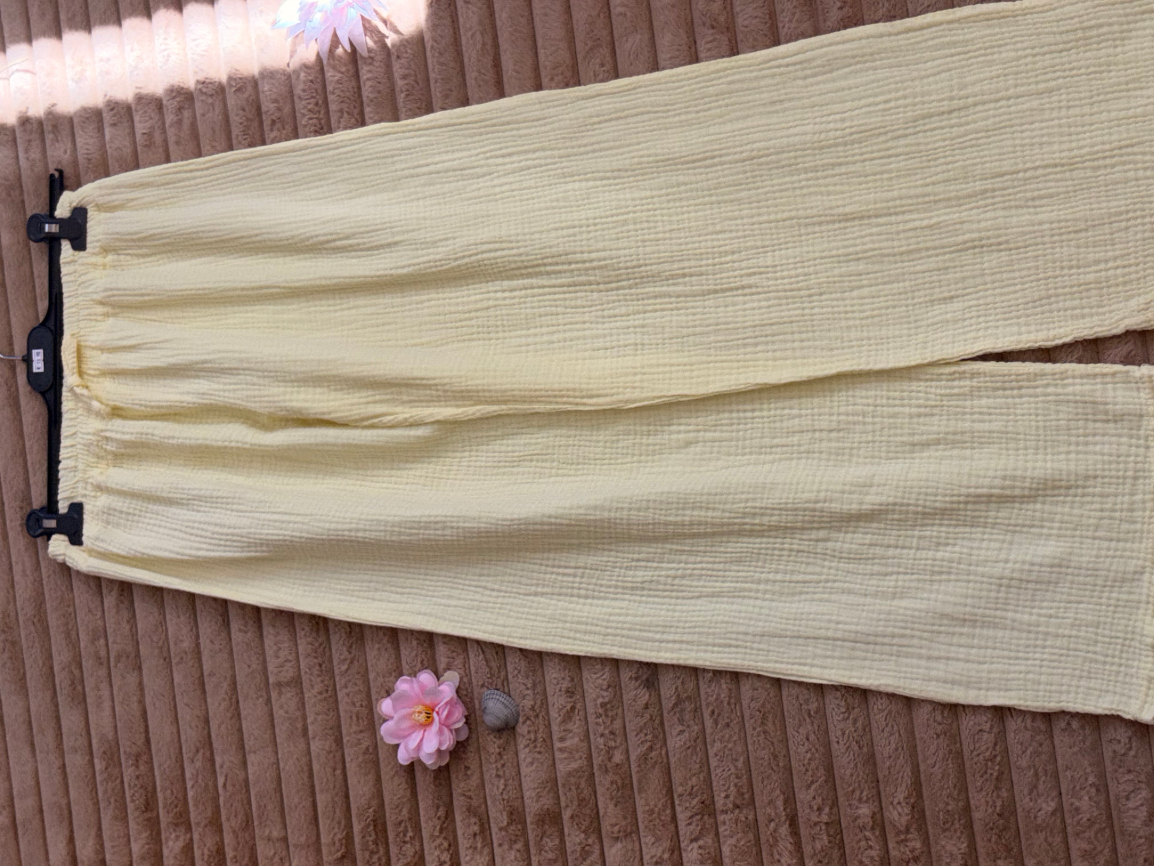 🌸 Pantalon en gaze de coton – Confort & Style 🌸