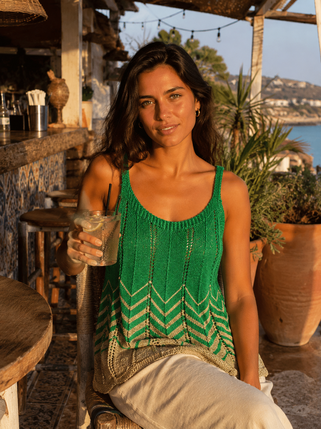 Débardeur maille crochet – l’esprit été chic & naturel
