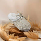 Sabot fourrés à plateforme